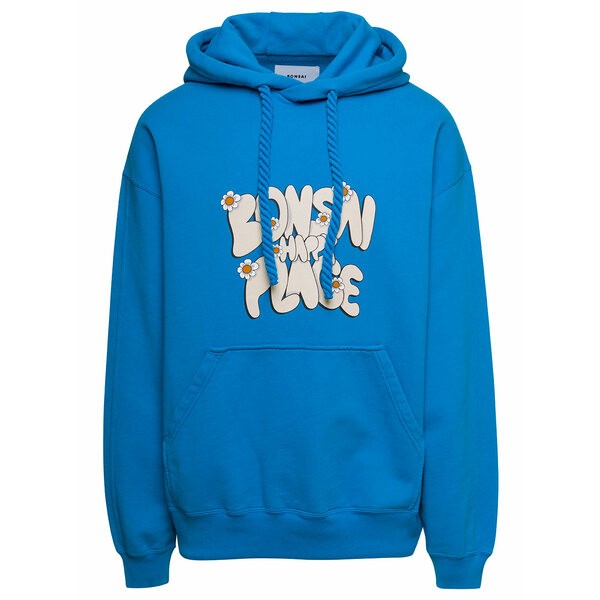 ボンサイ メンズ パーカー・スウェットシャツ アウター Blue Hoodie