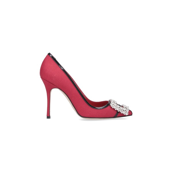 マノロブラニク レディース ヒール シューズ High-heeled shoe Red