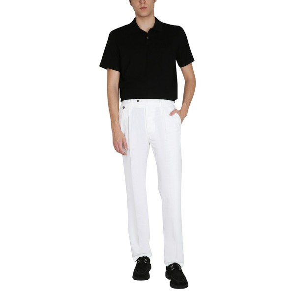 ラルディーニ メンズ カジュアルパンツ ボトムス Poplin Pants BIANCO