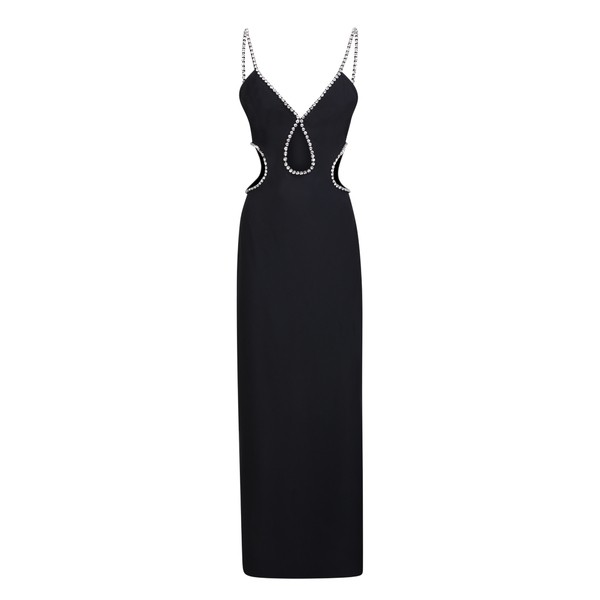 アーメン レディース ワンピース トップス Cut-out Long Dress Black