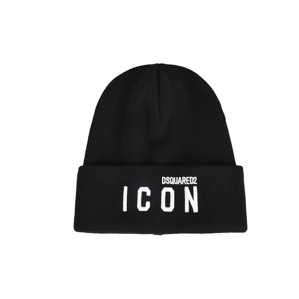 ディースクエアード メンズ 帽子 アクセサリー ICON Embroidered Beanie