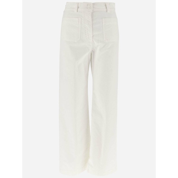 アスペジ レディース カジュアルパンツ ボトムス Stretch Cotton Wide