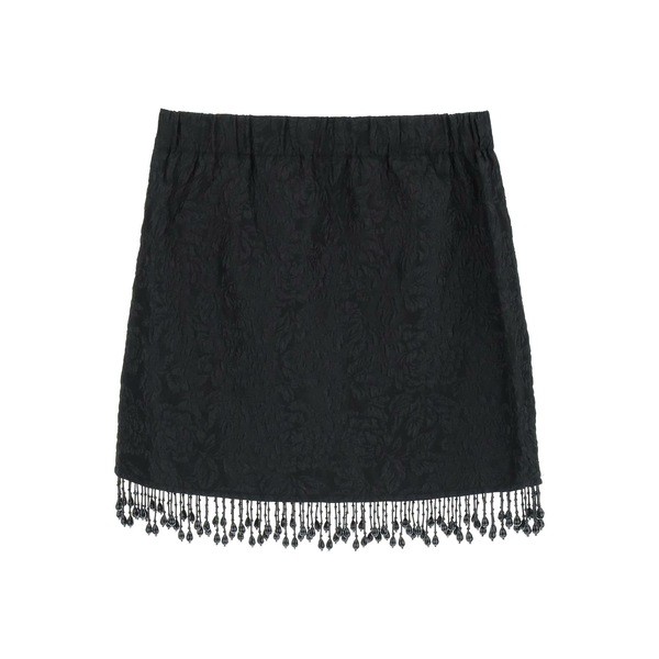 ガニー レディース スカート ボトムス Jacquard Mini Skirt With Bead