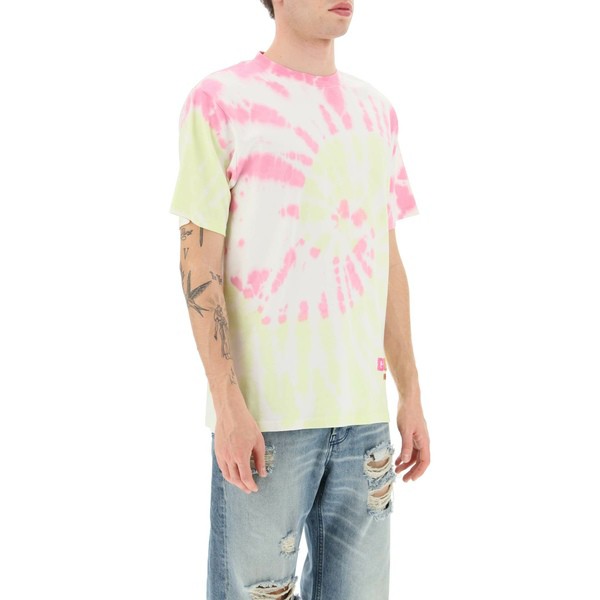 ジーシーディーエス メンズ Tシャツ トップス Glitter Logo Tie-dye T