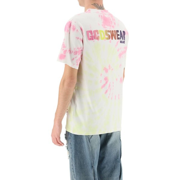 ジーシーディーエス メンズ Tシャツ トップス Glitter Logo Tie-dye T