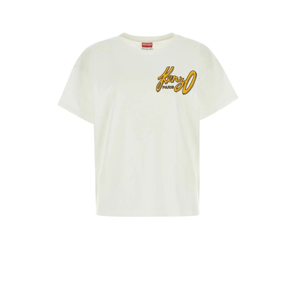 ケンゾー レディース Tシャツ トップス White Cotton T-shirt Bianco