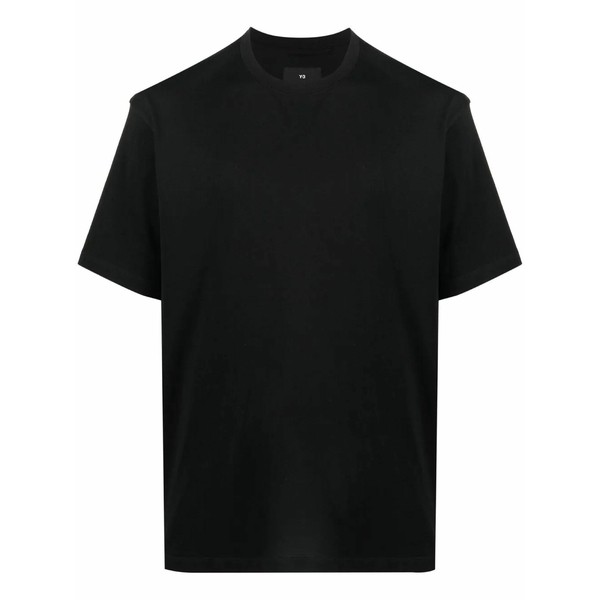 ワイスリー メンズ Tシャツ トップス Black Cotton T-shirt Nero