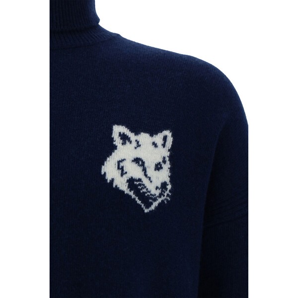 メゾン キツネ メンズ ニット&セーター アウター Sweater Blueの通販は