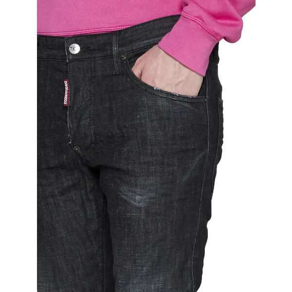 ディースクエアード メンズ デニムパンツ ボトムス Jeans Blackの通販