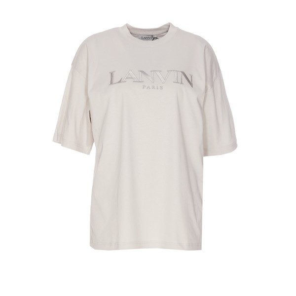 特売格安 ランバン レディース Tシャツ トップス Logo T-shirt Grey