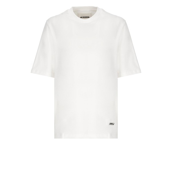 ジル・サンダー レディース Tシャツ トップス Cotton T-shirt White