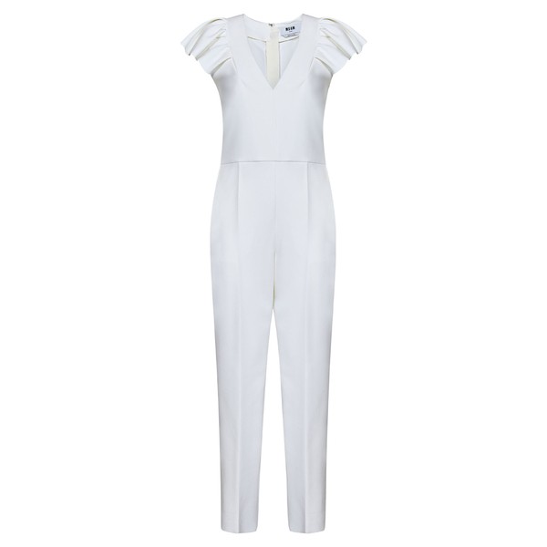 エムエスジイエム レディース ワンピース トップス Jumpsuit White