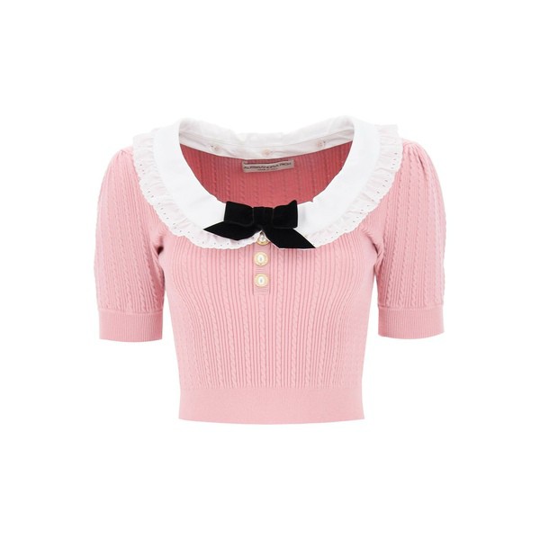 アレッサンドラ・リッチ レディース シャツ トップス Knitted Top With