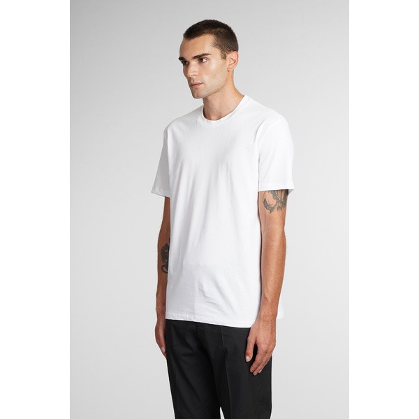 ニールバレット メンズ Tシャツ トップス T-shirt In White Cotton