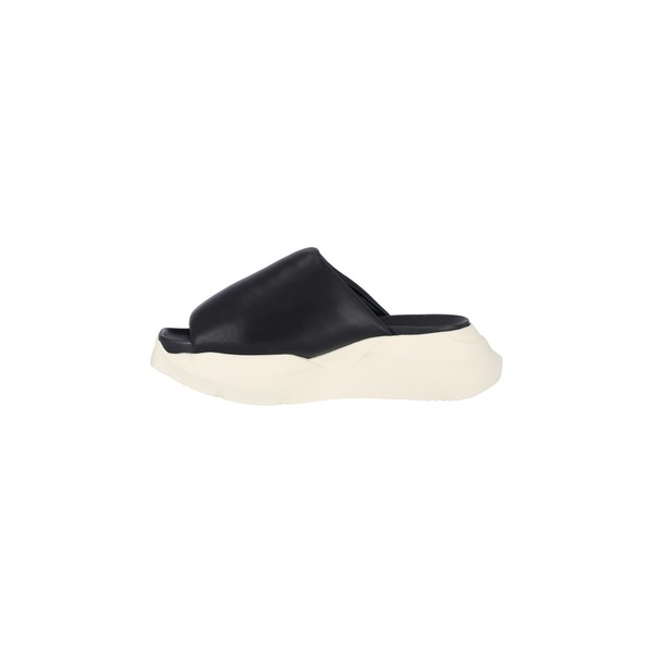 リックオウエンス レディース サンダル シューズ Flat Shoes Blackの