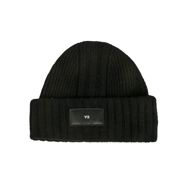 ワイスリー レディース 帽子 アクセサリー Logo Knit Beanie Black