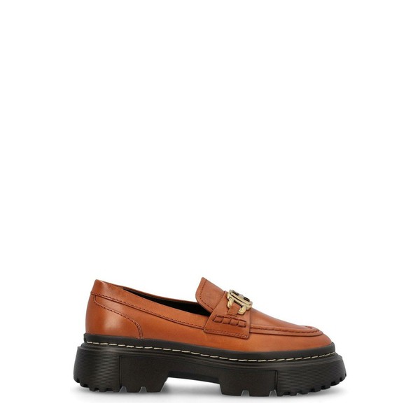 ホーガン レディース パンプス シューズ H619 Slip-on Loafers Leather