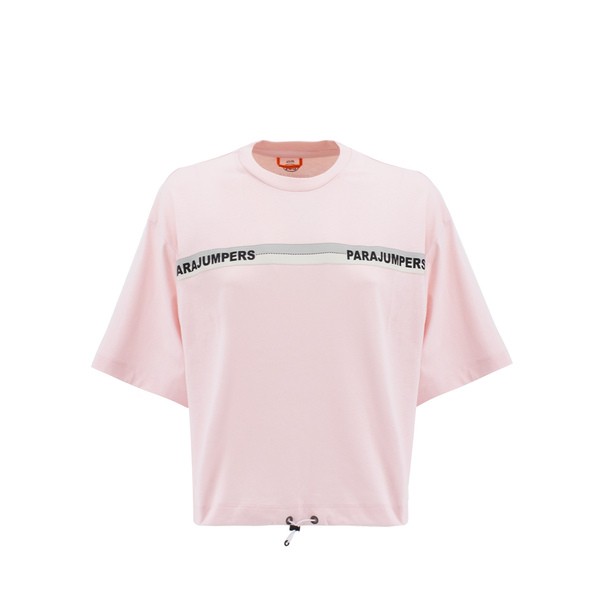 パラジャンパーズ レディース Tシャツ トップス T-shirt SOAP PINKの