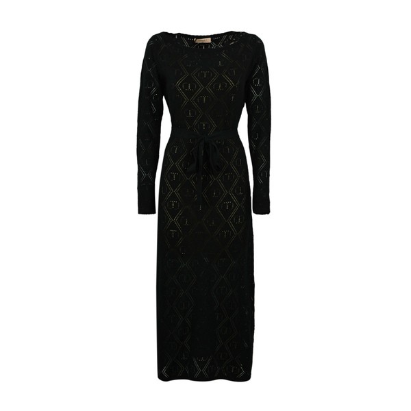 ツインセット レディース ワンピース トップス Openwork Knitted Dress