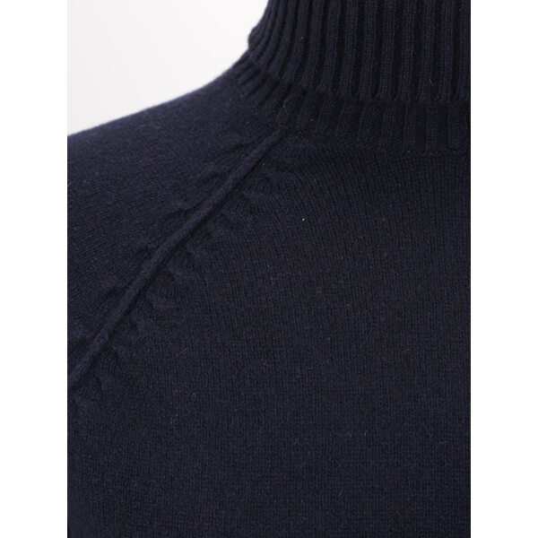 マロ メンズ ニット&セーター アウター Turtleneck Sweater Bluの通販