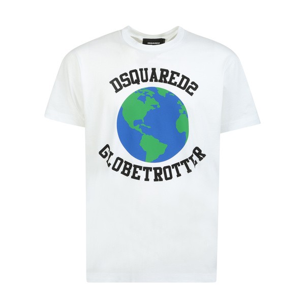 ディースクエアード メンズ Tシャツ トップス Globetrotter Print T