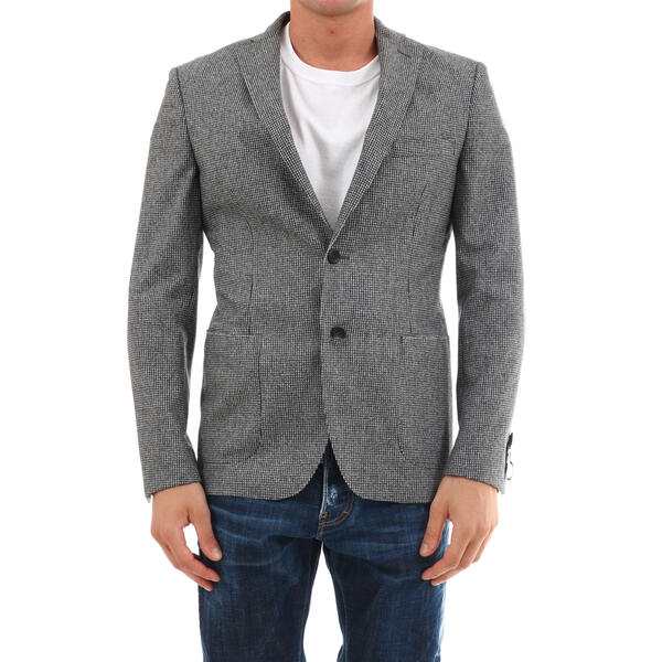 トネッロ メンズ ジャケット＆ブルゾン アウター Gray Wool Jacket