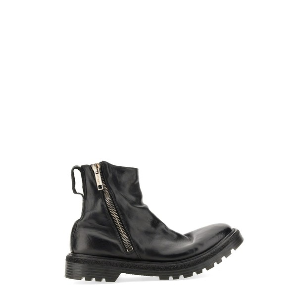 プレミアータ メンズ ブーツ シューズ Leather Boot NERO