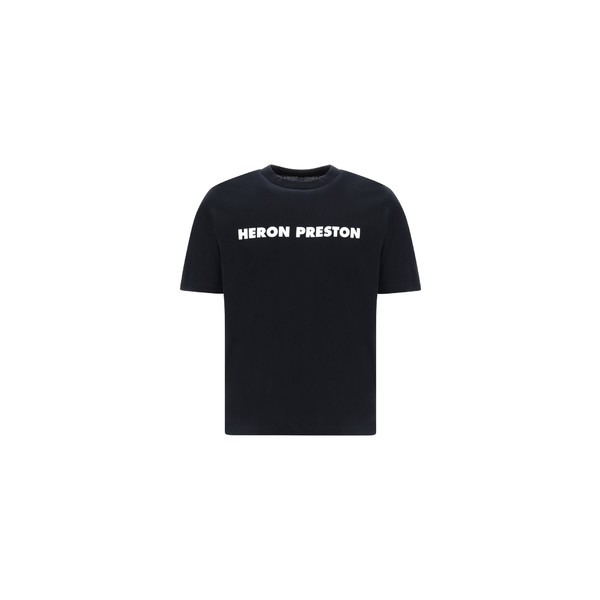 ヘロン プレストン メンズ Tシャツ トップス T-shirt Black