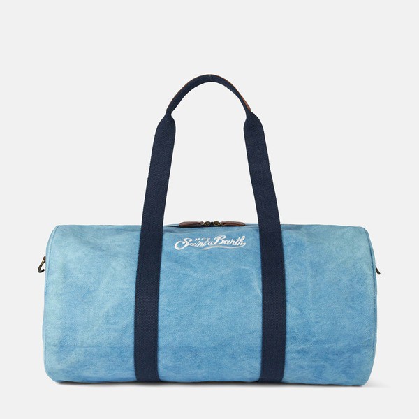 エムシーツーセイントバース メンズ ボストンバッグ バッグ Travel Duffel Denim Bag BLUE｜au PAY マーケット