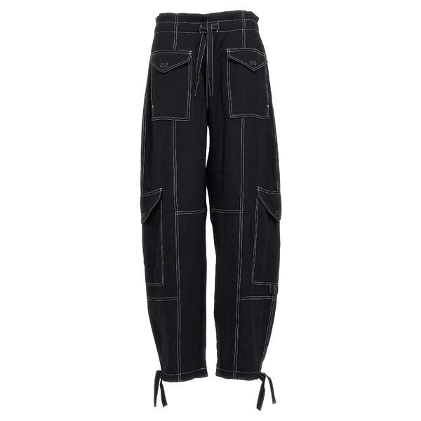 GANNI ガニー カジュアルパンツ ボトムス レディース Pants Black-