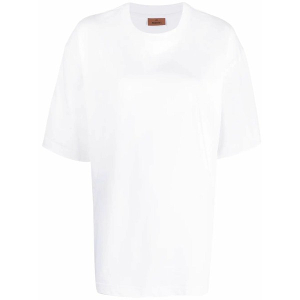 ミッソーニ メンズ Tシャツ トップス White Cotton T-shirt Bianco