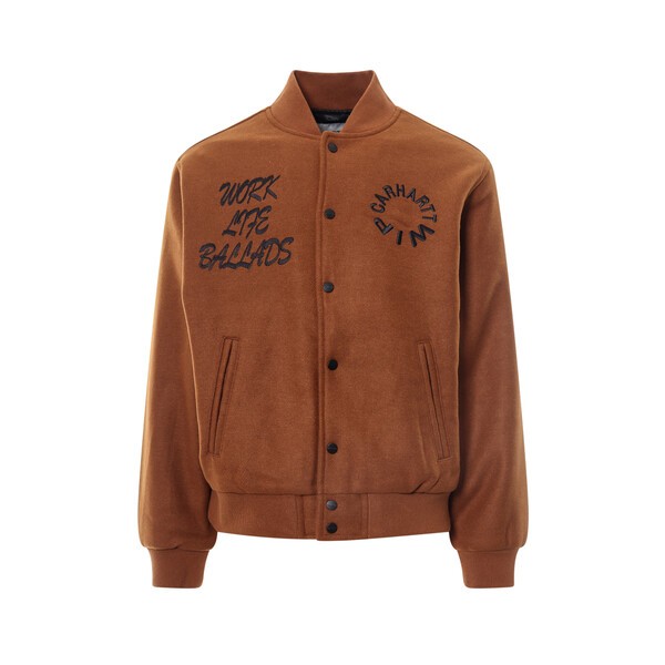 カーハート メンズ ジャケット＆ブルゾン アウター Jacket Brownの通販