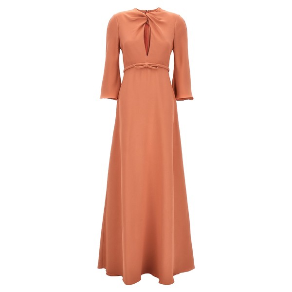 ジャンバティスタ ヴァリ レディース ワンピース トップス Long Crepe Dress Pink｜au PAY マーケット