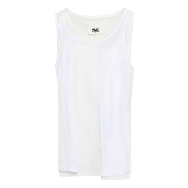 マルタンマルジェラ レディース カットソー トップス Cotton Tank Top