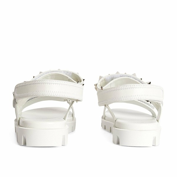 クリスチャン ルブタン レディース サンダル シューズ Spikita Cool Leather Sandals White｜au PAY マーケット