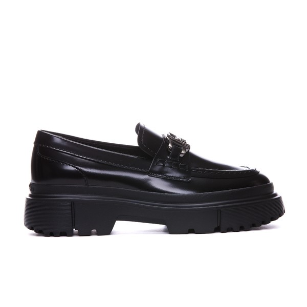 ホーガン レディース パンプス シューズ H619 Loafers Black