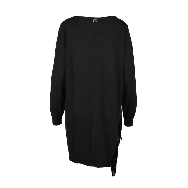 ツインセット レディース ワンピース トップス Women's Black Dress Black