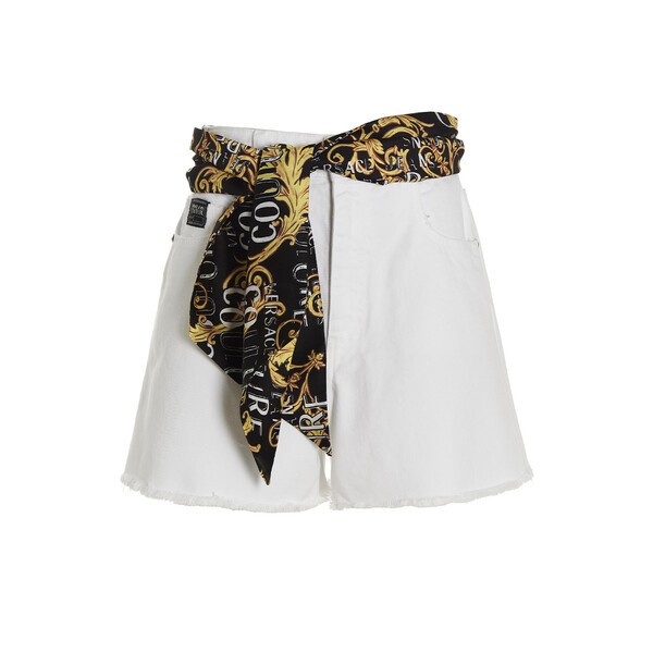 ベルサーチ レディース カジュアルパンツ ボトムス Barocco Scarf Shorts