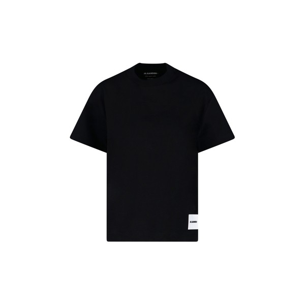 ジルサンダー レディース Tシャツ トップス T-shirts Black-