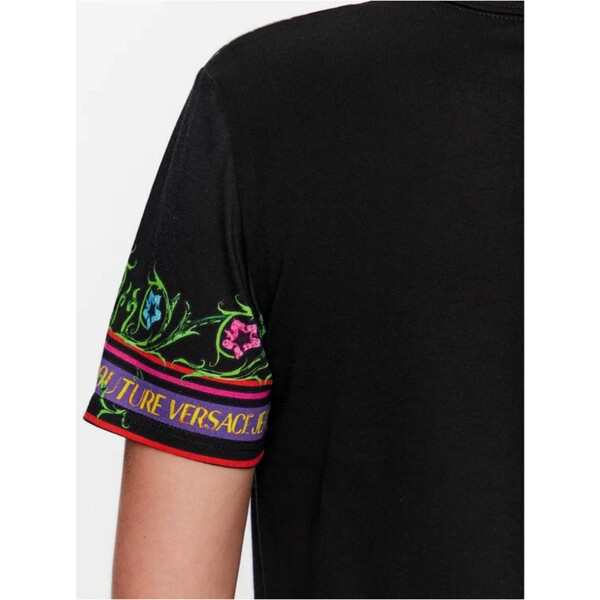 ベルサーチ レディース Tシャツ トップス Versace Jeans Couture T