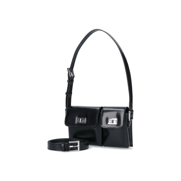 バイファー レディース ショルダーバッグ バッグ Shoulder Bag Blackの