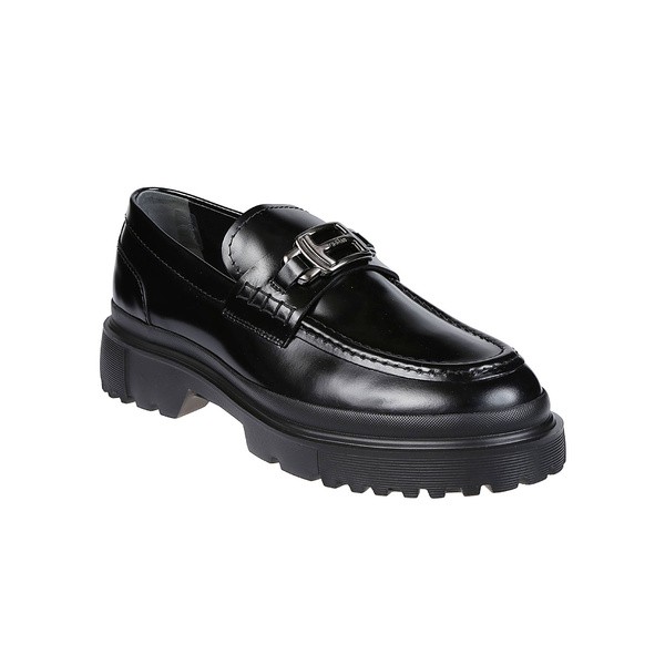 ホーガン メンズ スリッポン・ローファー シューズ H629 Loafers Nero