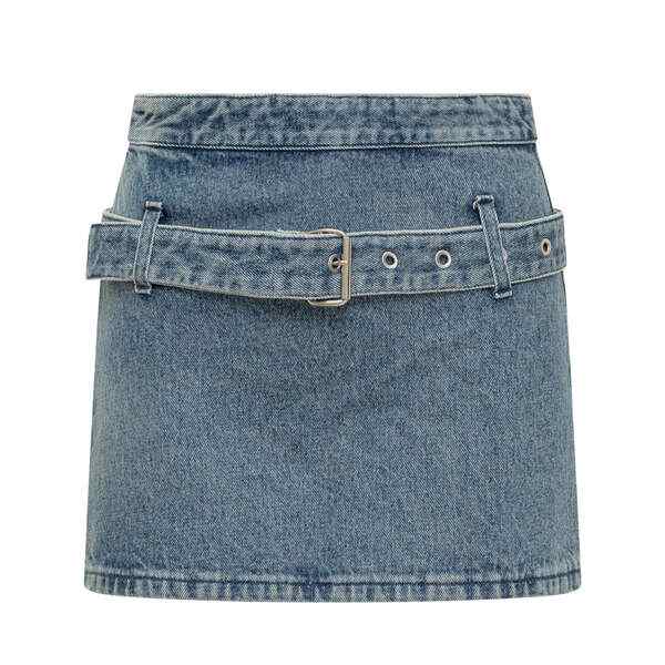 アンブッシュ レディース スカート ボトムス Denim Mini Skirt LIGHT