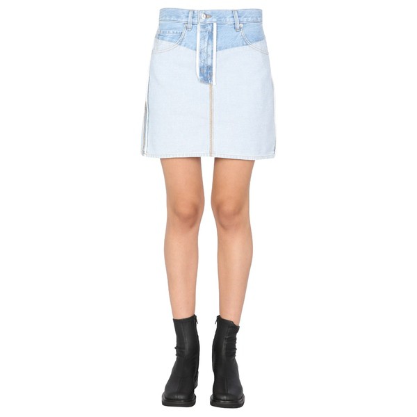 ヘルムート ラング レディース スカート ボトムス Revers Denim Skirt