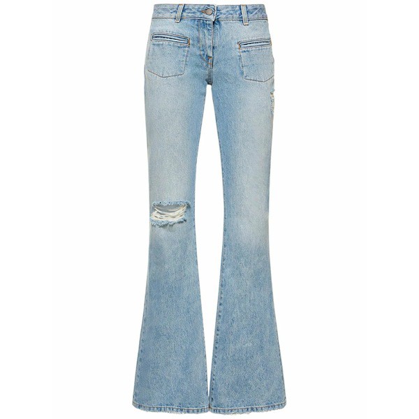 リュージョー レディース デニムパンツ ボトムス Denim pants Blue