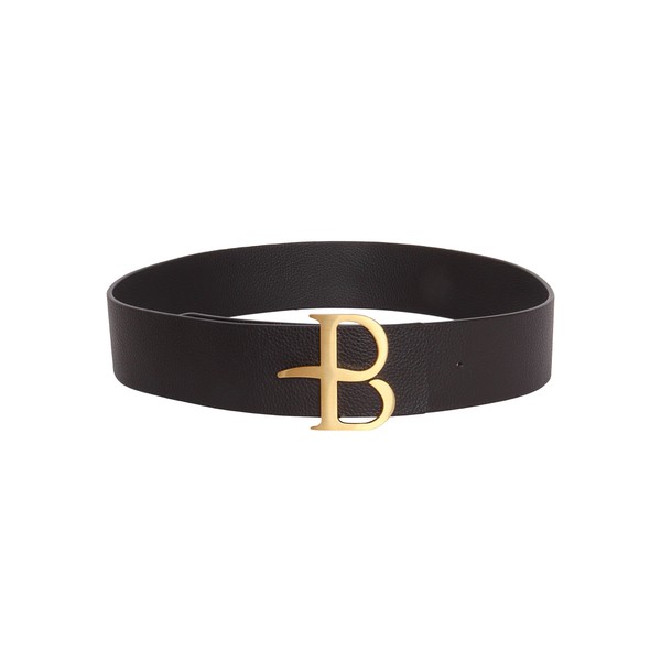 バランタイン レディース ベルト アクセサリー Logo Buckle Belt BROWN