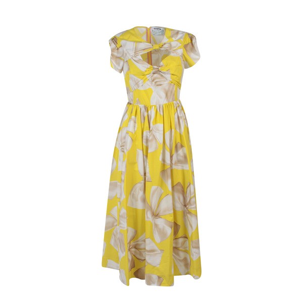 ヴィヴェッタ レディース ワンピース トップス Dress Yellow