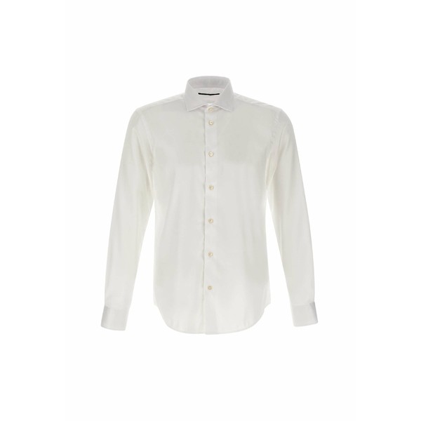 ブライアン・デールズ メンズ シャツ トップス Cotton Shirt WHITEの