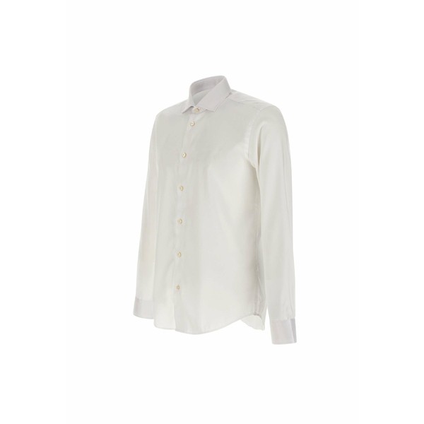 ブライアン・デールズ メンズ シャツ トップス Cotton Shirt WHITEの