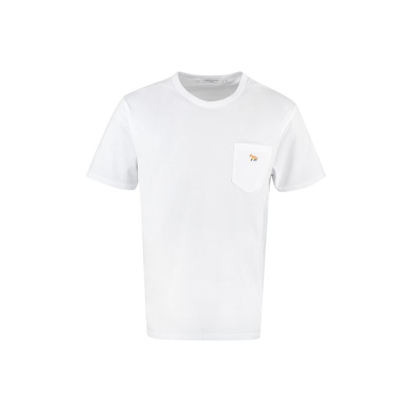 メゾン キツネ メンズ Tシャツ トップス Chest Pocket Cotton T-shirt